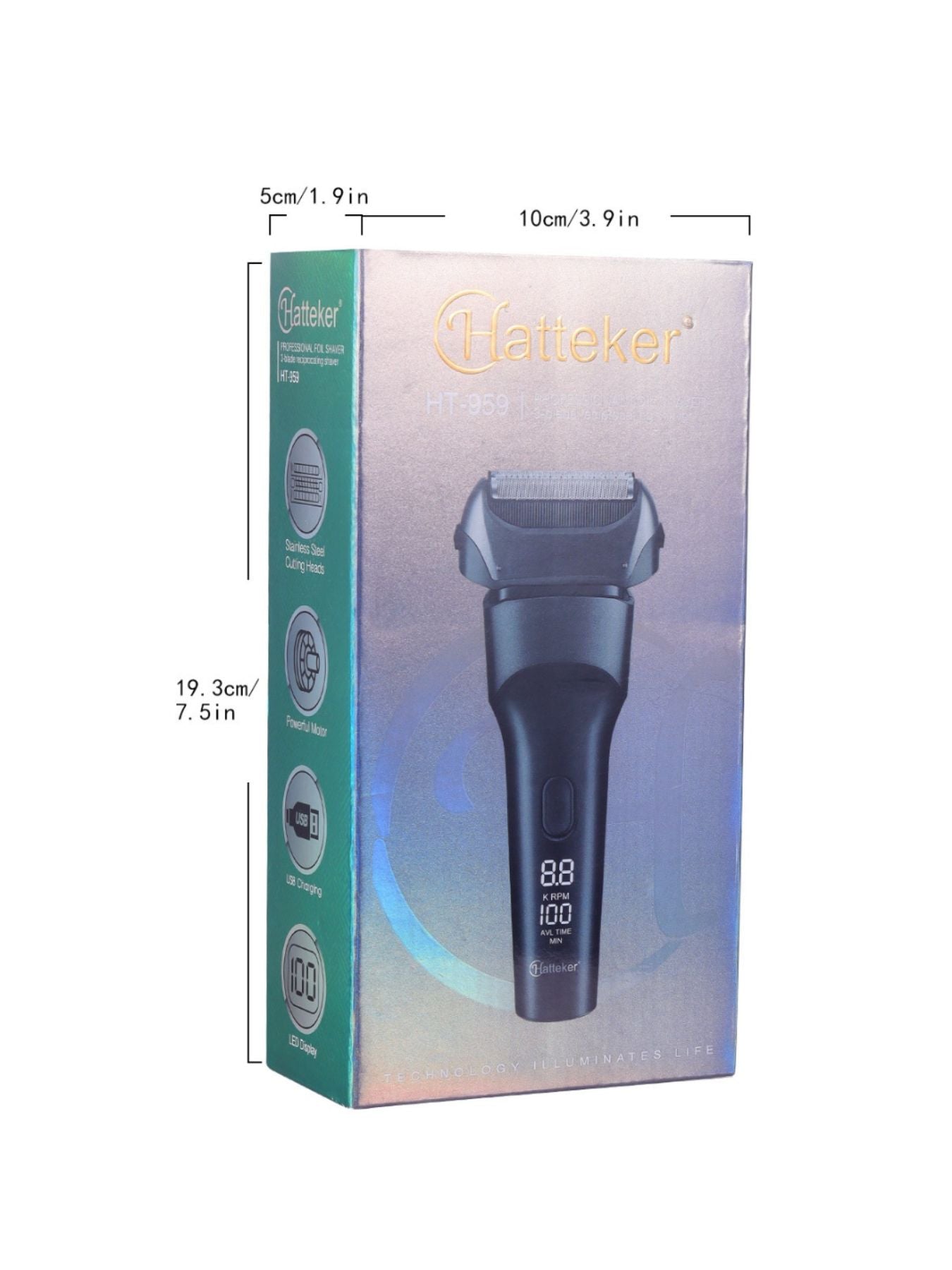 Electric LED Display Shaver New Era Fashion LLc