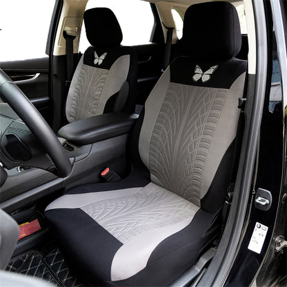 Butterfly Heat Transfer Craft Car Seat Cover for 5 Seats (Universal Type) NovaCart