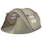 Effortless Camping with the MARNUR Instant 4-Person Pop-Up Tent - Spacious, Lightweight, and Ready in Seconds!
