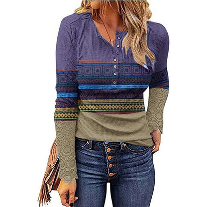 Desert Sunset Cowgirl Knit Top Country in My Heart