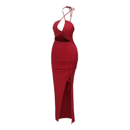 A Sexy Strapless Dress with Drawstring, Designed As a Fitted Bodycon Skirt for Nightclubs NovaCart