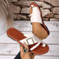 Toe Loop Buckle Decor Sandals New Era Fashion LLc