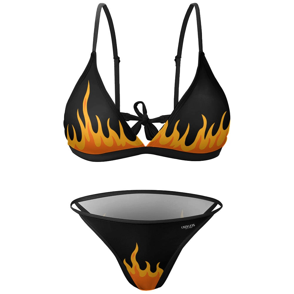 Hell Raiser 2 pc Bikini | Black Luckless Outfitters