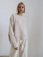 Thick Round Neck Women's Loose All-matching Knitted Pullover Sweater See size chart under “more details” The Fashion Celestial