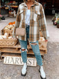 Plus Size Casual Plaid Button-Down Shirt See size chart under “more details” The Fashion Celestial