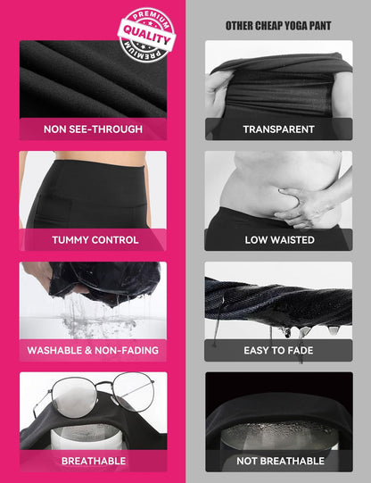 Cropped High-Waisted Yoga Pants with Diagonal Pockets FitiqueFit