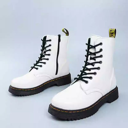 Women’s Martin Short Boots – Classic Lace-Up Ankle Boots FitiqueFit