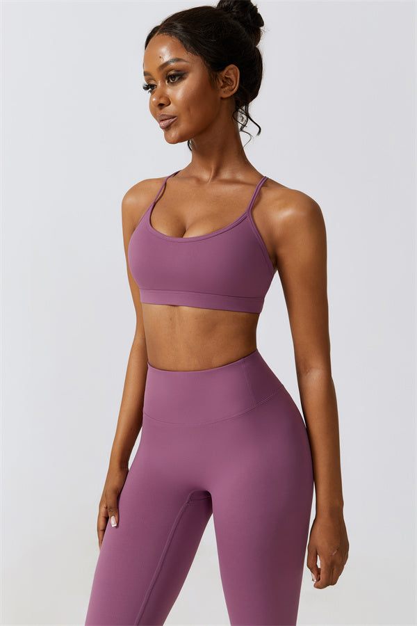 Juno Star Sports Bra Leggings 2-Piece Set Fitglutes Activewear Gymwear Sportswear & Workout Clothes