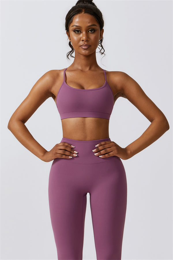 Juno Star Sports Bra Leggings 2-Piece Set Fitglutes Activewear Gymwear Sportswear & Workout Clothes