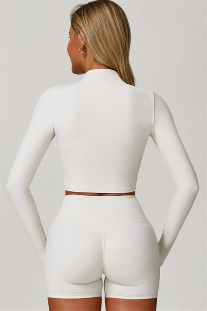 The Eloise Jacket Sports Bra Shorts 3-Piece Set Fitglutes Activewear Gymwear Sportswear & Workout Clothes