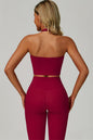 The Seraphine Halter Crop Top Leggings 2-Piece Set Fitglutes Activewear Gymwear Sportswear & Workout Clothes