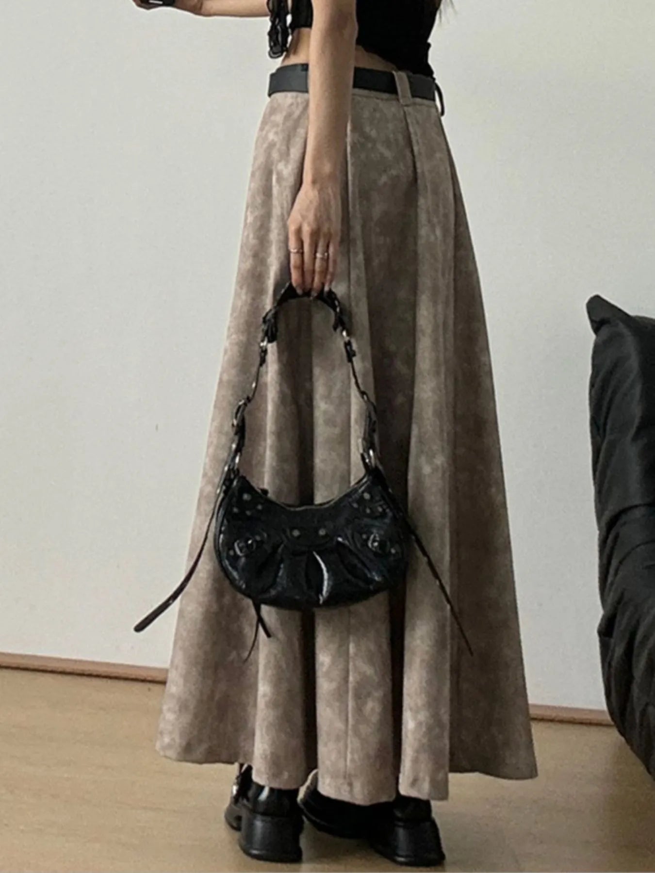 A-Line Maxi Skirt See size chart under “more details” The Fashion Celestial