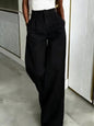 Women's Loose Flowing Straight-Leg Floor-Length Pants FitiqueFit