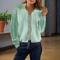 Women’s Jacquard Baseball-Collar Jacket FitiqueFit