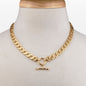 Cadence - Equestrian Curb Chain T-Bar Necklace in Gold Urban-Equestrian