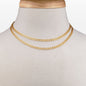 Cadence - Equestrian Curb Chain T-Bar Necklace in Gold Urban-Equestrian