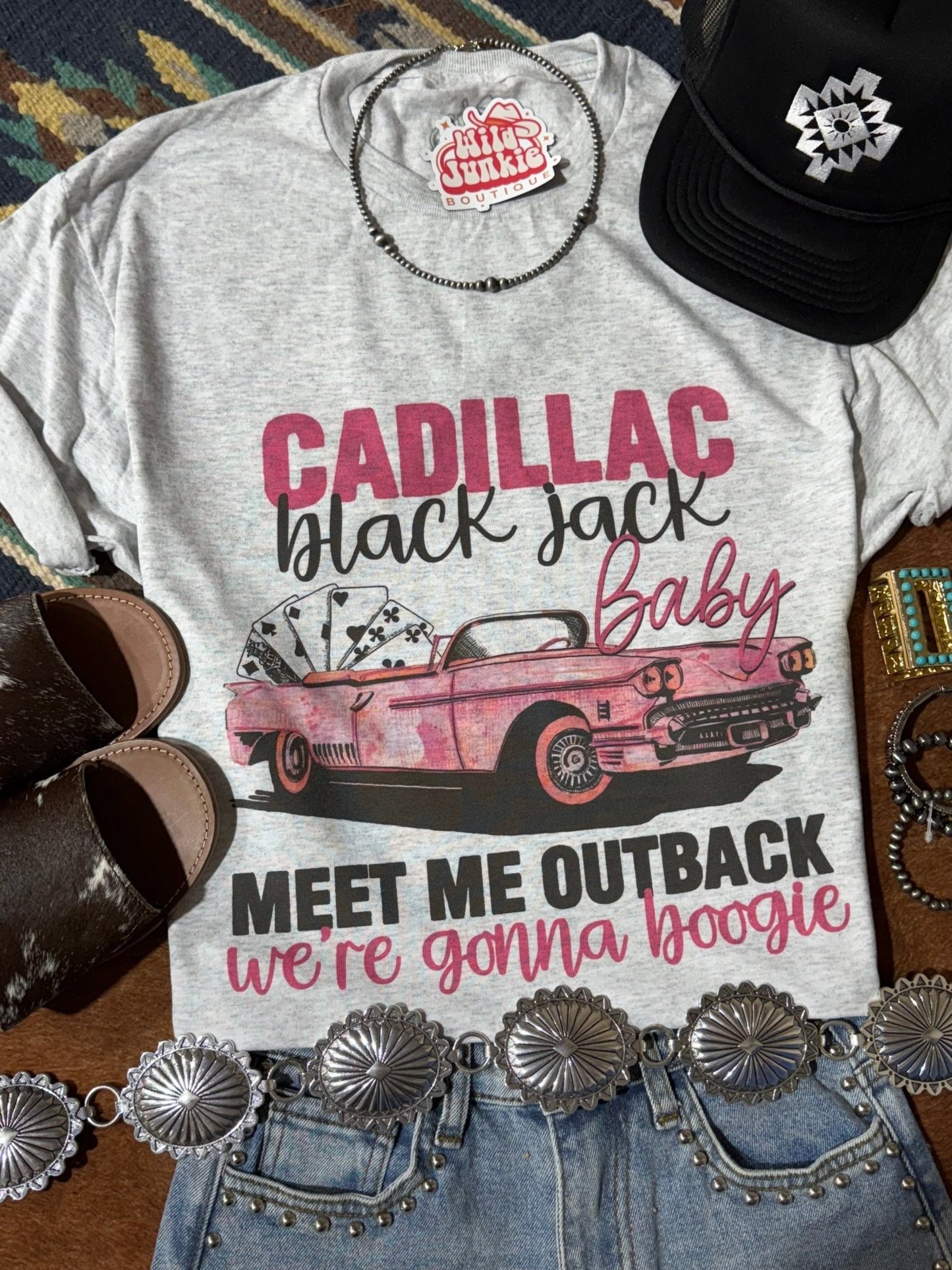 Cadillac Black Jack Graphic Tee Wild Junkie