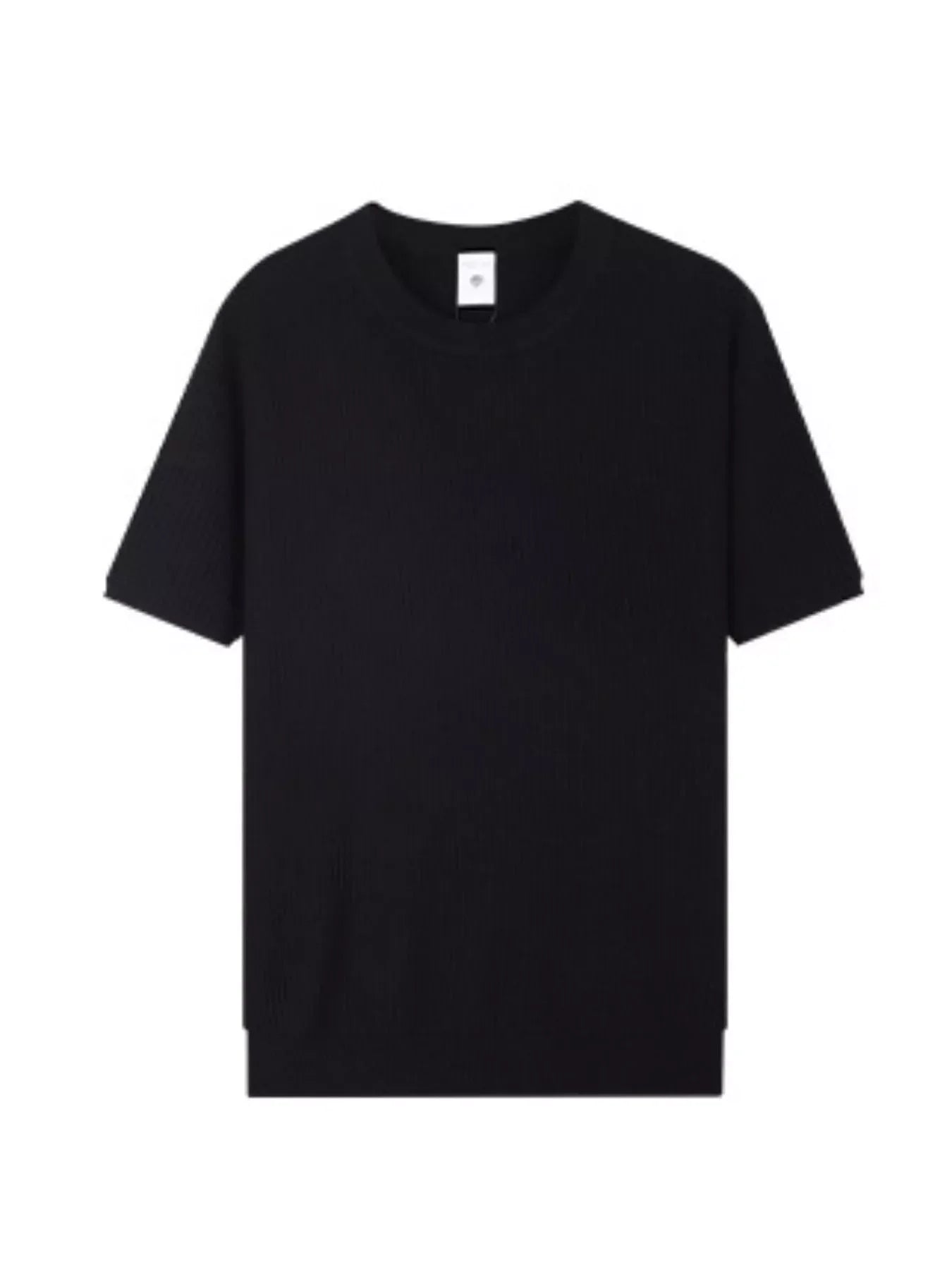 Men's Plus Size Ribbed Knit Relaxed Fit T-Shirt New Era Fashion LLc