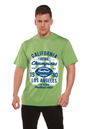 California Football Men's Bamboo Viscose/Organic Cotton Short Sleeve Graphic T-Shirt Spun Bamboo