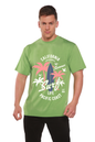 California Surf Men's Bamboo Viscose/Organic Cotton Short Sleeve Graphic T-Shirt Spun Bamboo