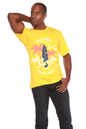 California Surf Men's Bamboo Viscose/Organic Cotton Short Sleeve Graphic T-Shirt Spun Bamboo