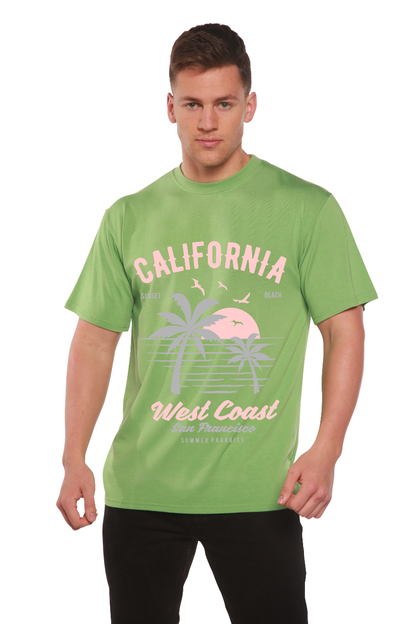 California West Coast Men's Bamboo Viscose/Organic Cotton Short Sleeve Graphic T-Shirt Spun Bamboo