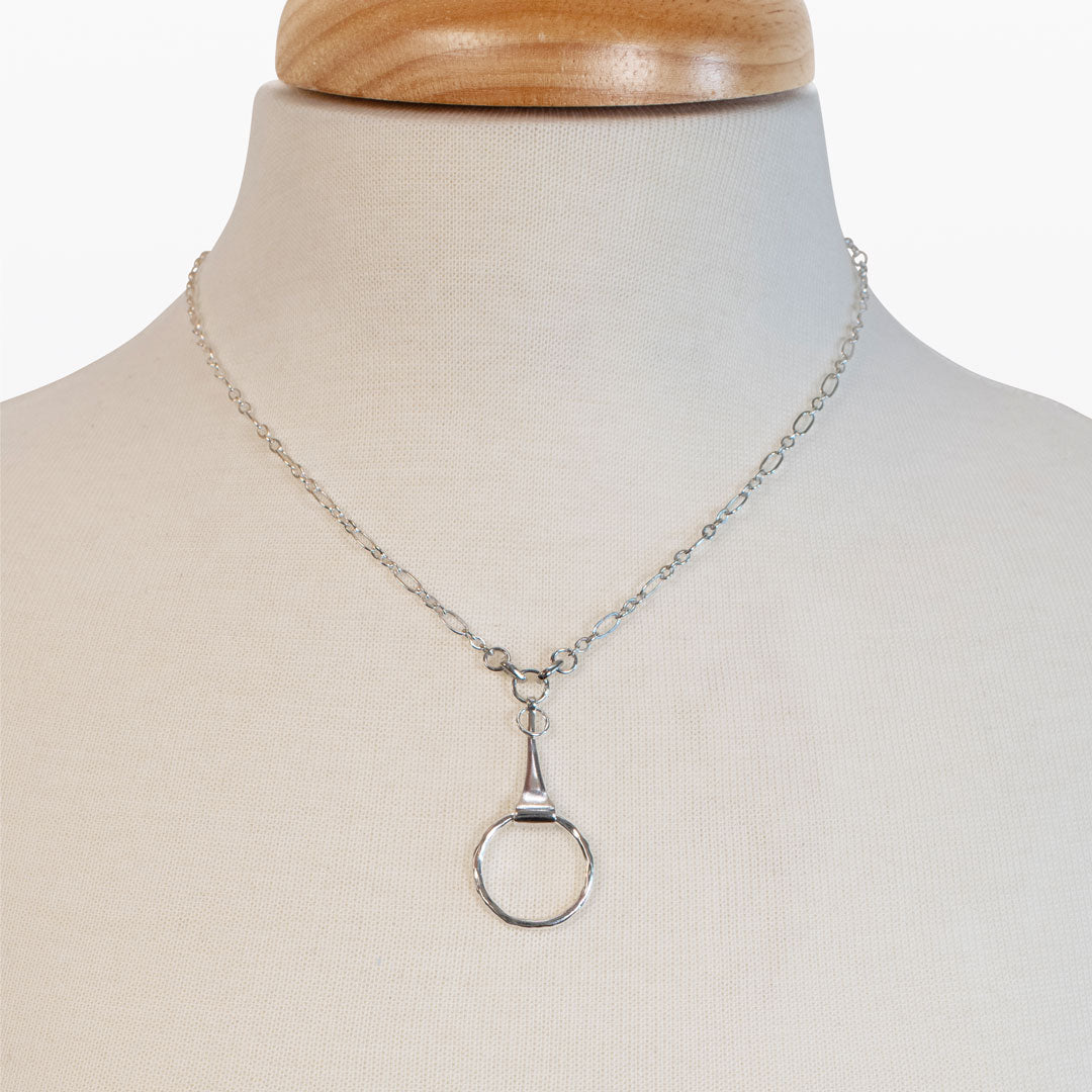 Camden- Equestrian Horse Bit Necklace in Silver Urban-Equestrian