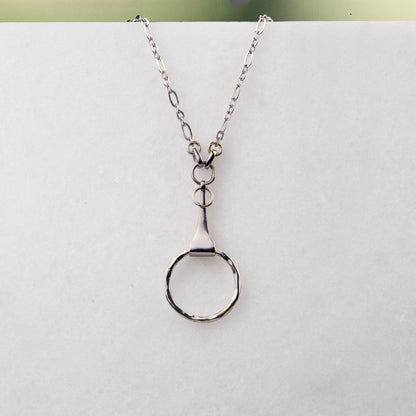 Camden- Equestrian Horse Bit Necklace in Silver Urban-Equestrian
