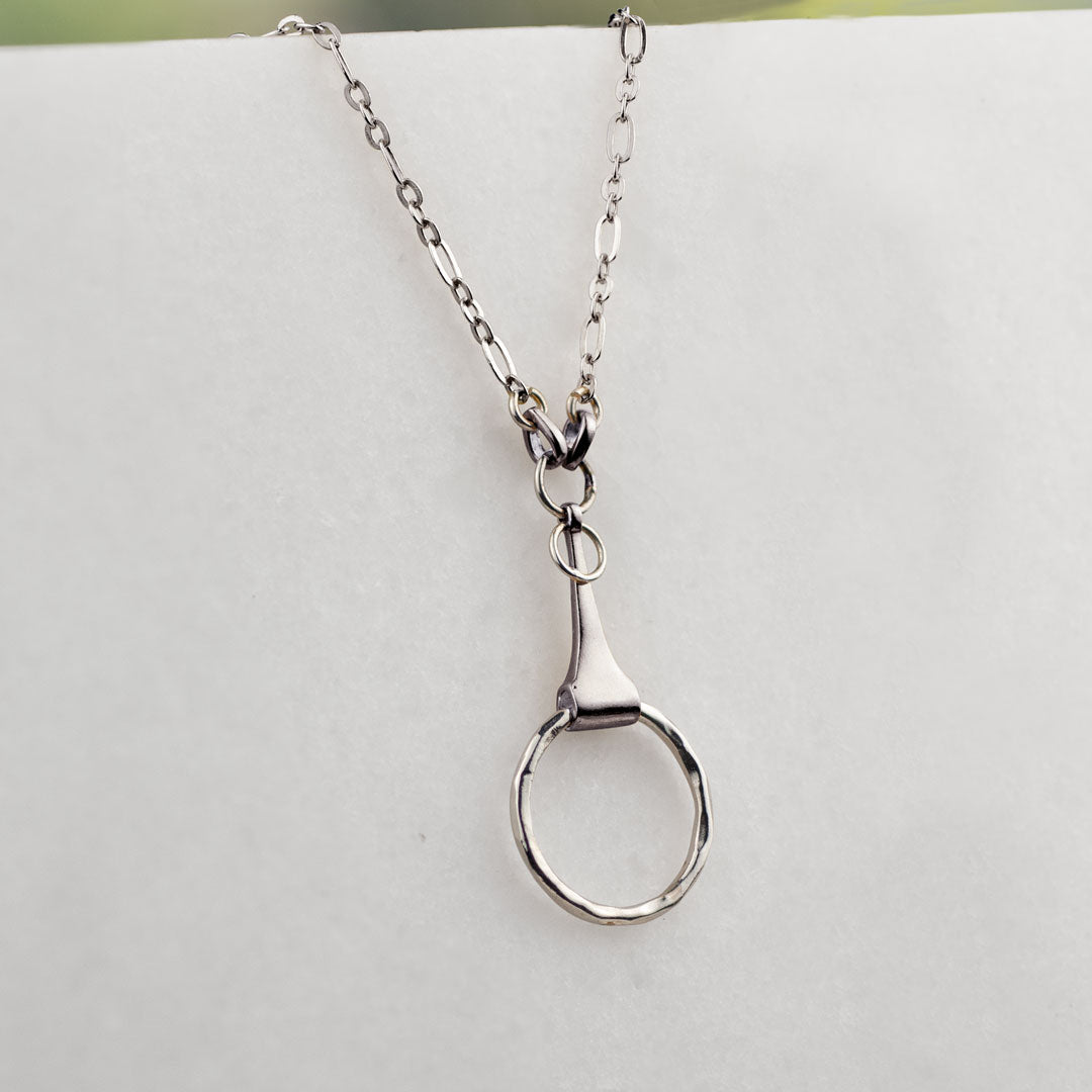 Camden- Equestrian Horse Bit Necklace in Silver Urban-Equestrian