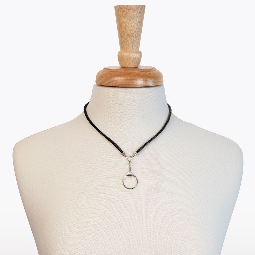 Camden - Leather & Silver Equestrian Horse Bit Necklace Urban-Equestrian