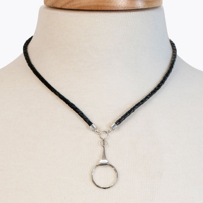 Camden - Leather & Silver Equestrian Horse Bit Necklace Urban-Equestrian