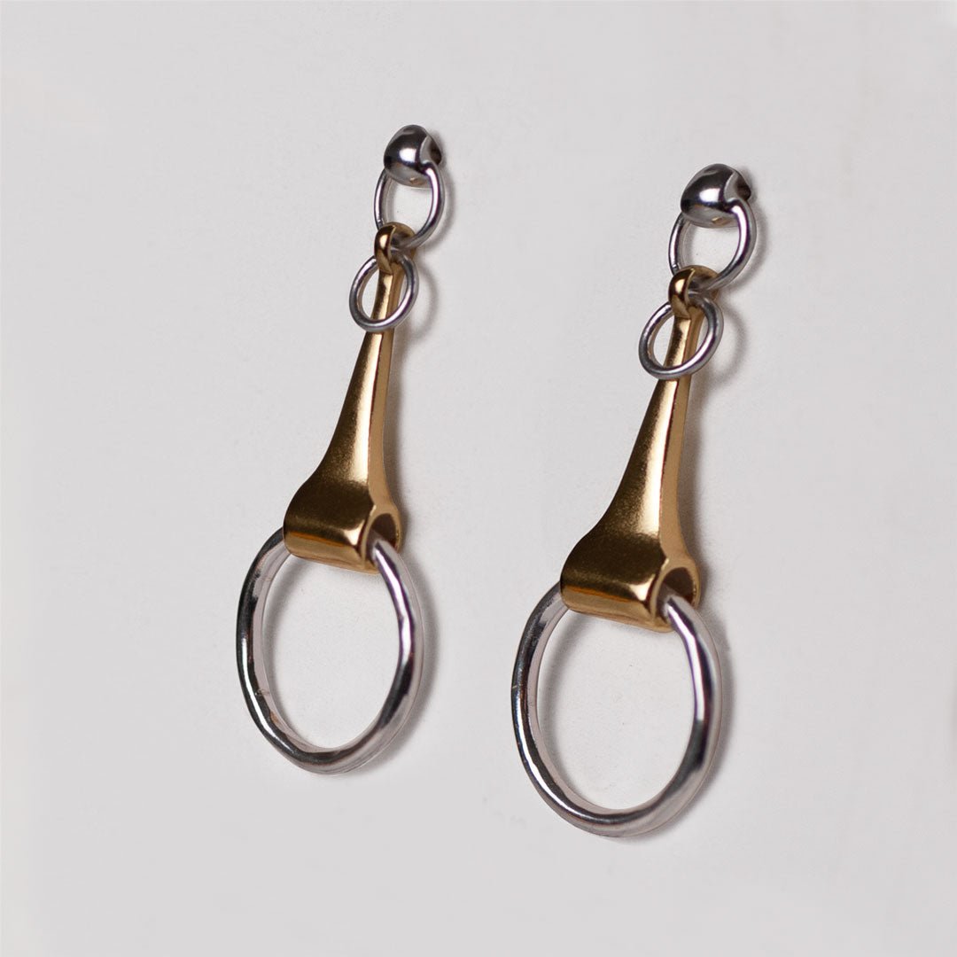 Camden - Equestrian Horse Bit Earring in Two Tone Urban-Equestrian
