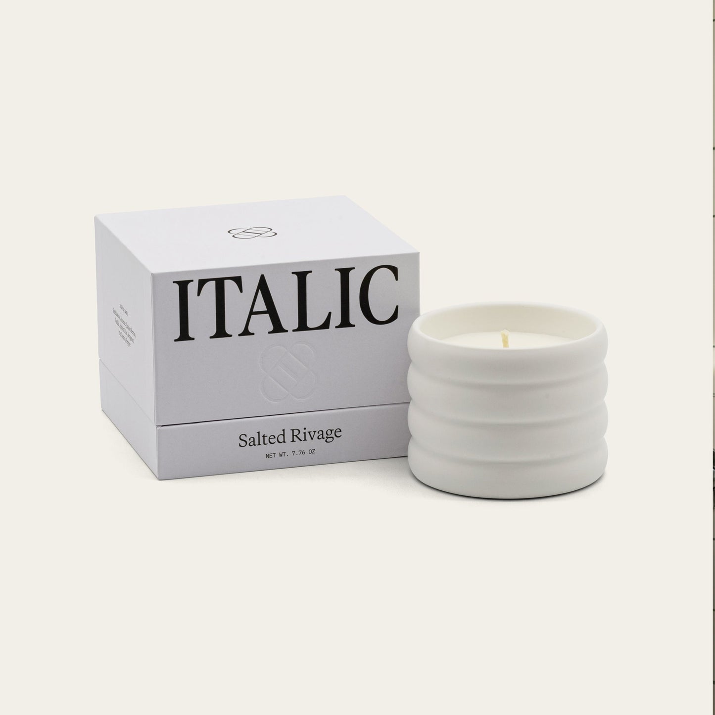 Ceramic Candle Italic
