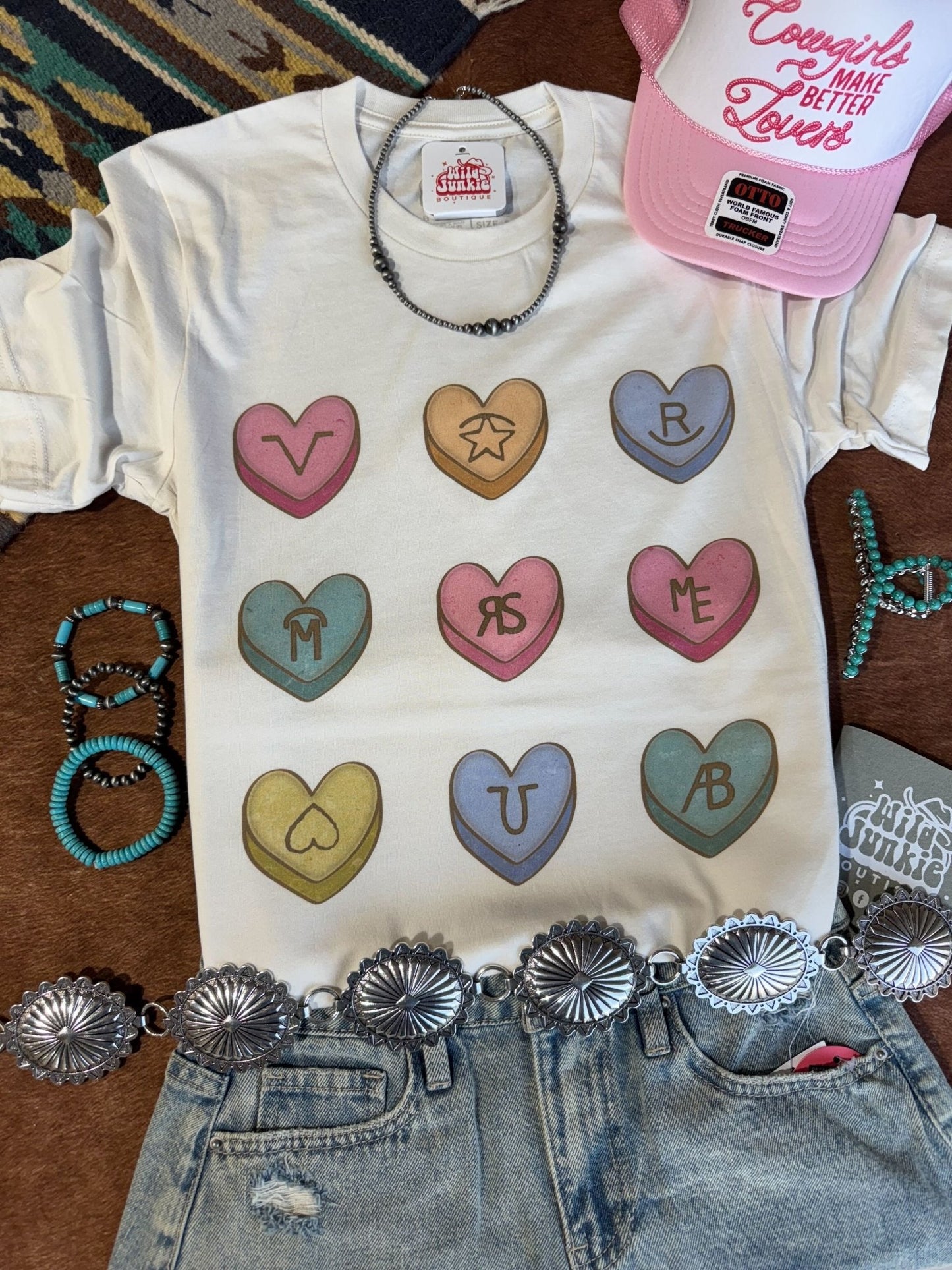 Candy Cattle Brand Graphic Tee Wild Junkie
