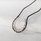 Canteen - Equestrian Horseshoe Necklace in Black & Silver Urban-Equestrian