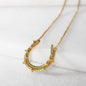 Canteen - Equestrian Horseshoe Necklace in Gold Urban-Equestrian