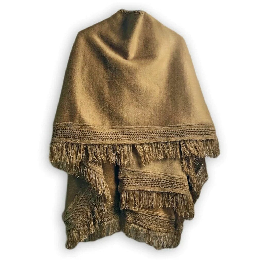 Cape Wrap Solid Alpaca Poncho Purely Alpaca