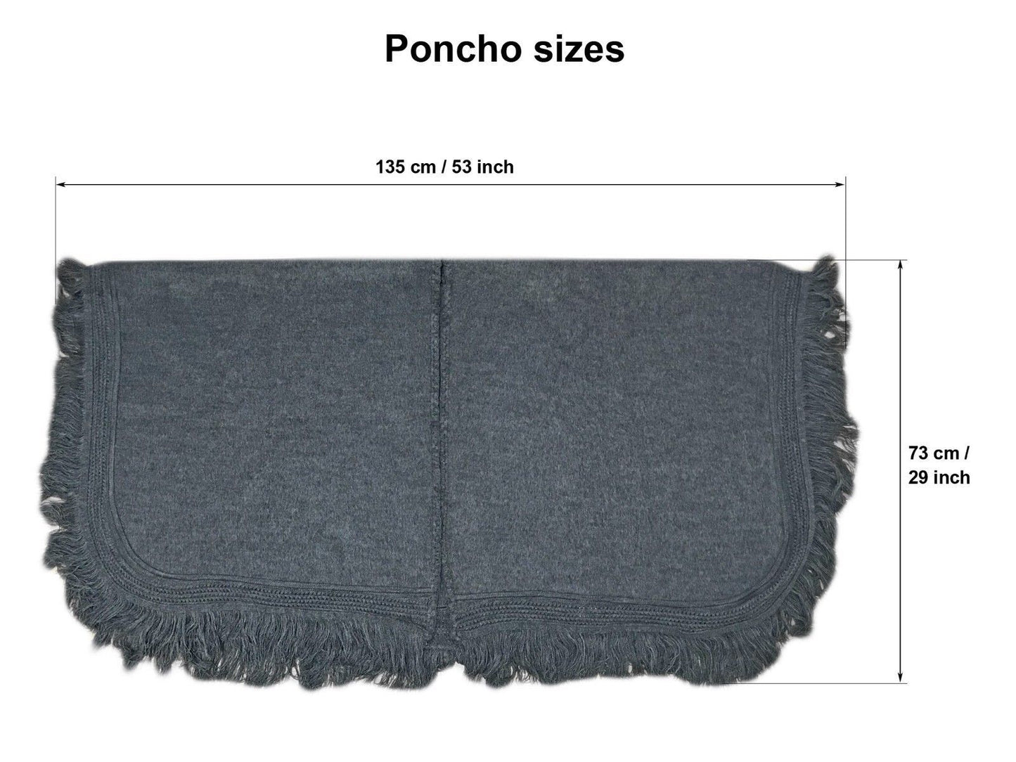 Cape Wrap Solid Alpaca Poncho Purely Alpaca
