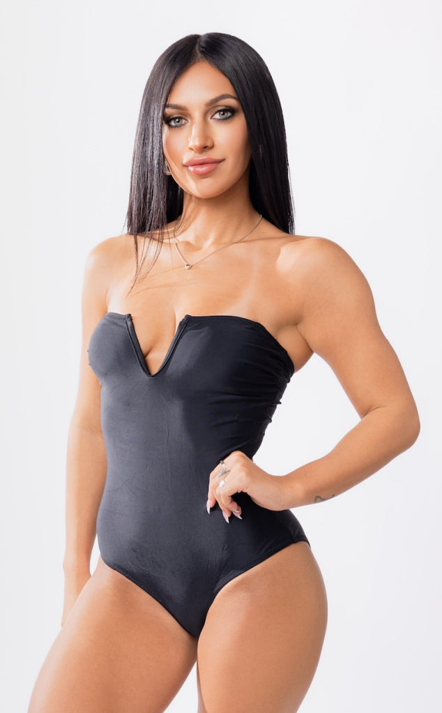Cape Cod V Cut One Piece Swimsuit Forever Young Swimwear