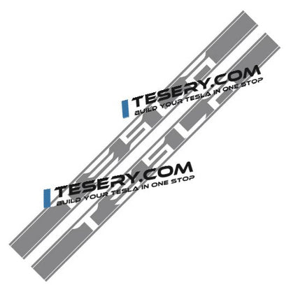 Side Skirt Stripe Decals (2-Pack) | 3 Styles | Multiple Colors | Scratch Protection Tesery Official Store