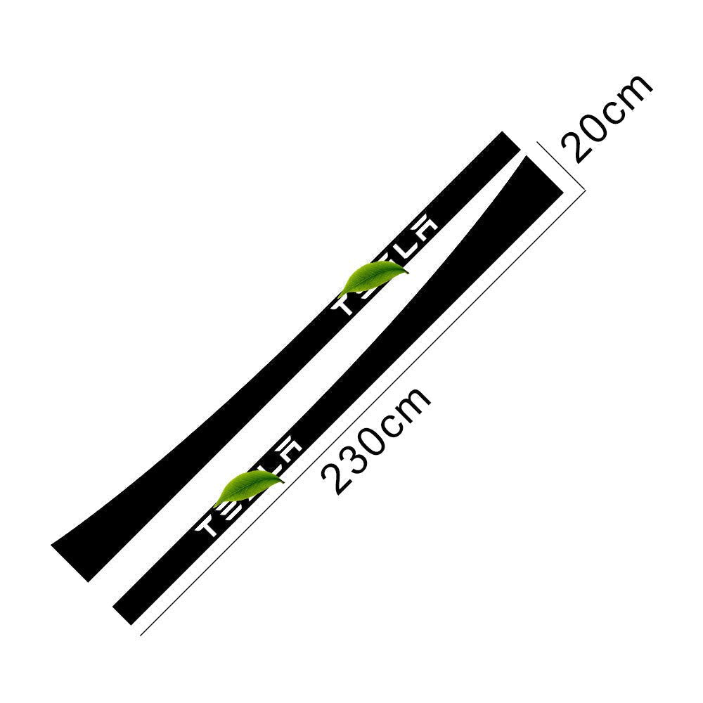 Side Skirt Stripe Decals (2-Pack) | 3 Styles | Multiple Colors | Scratch Protection Tesery Official Store