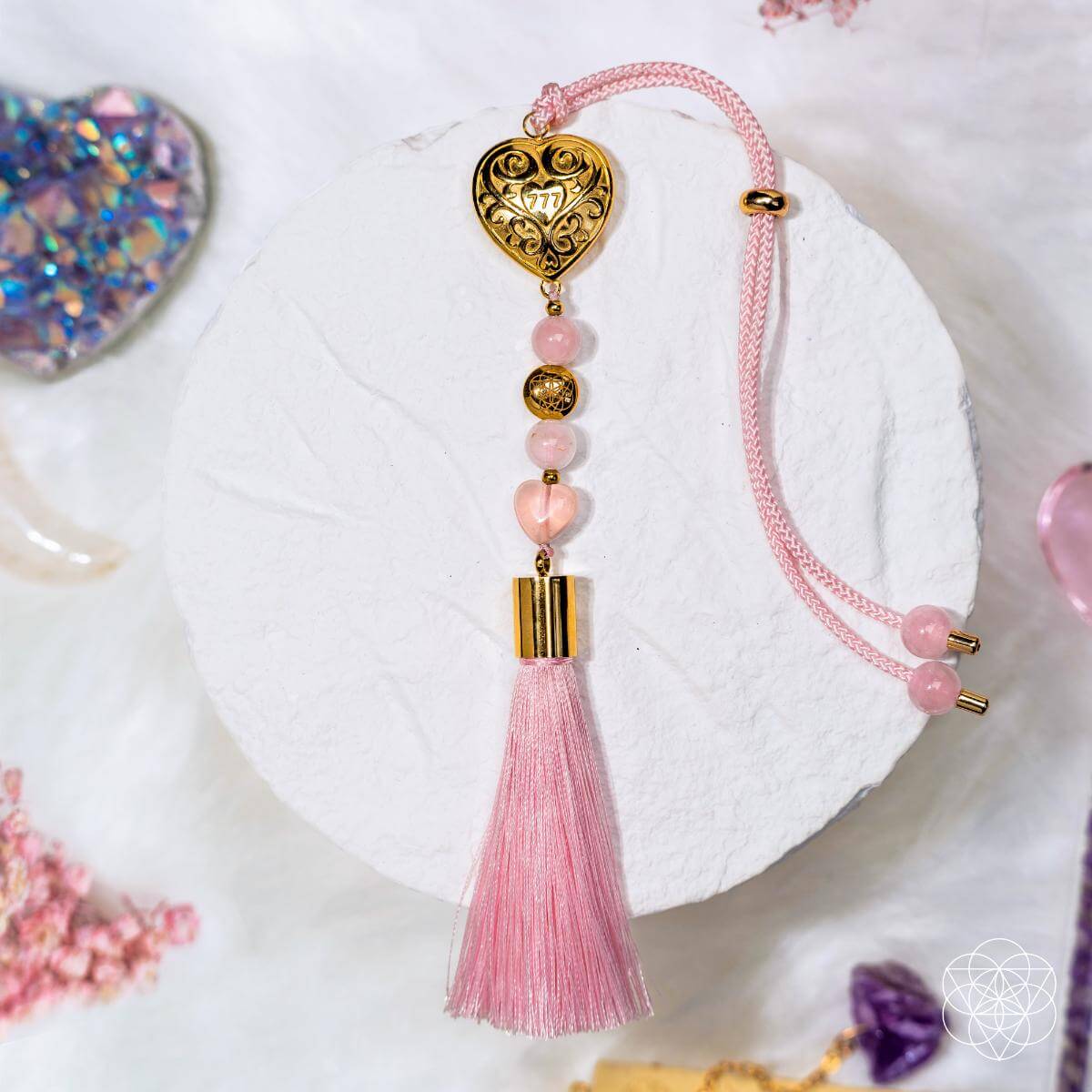 Car Guardian - ‘You Are Loved’ Heart Charm Tassel Conscious Items