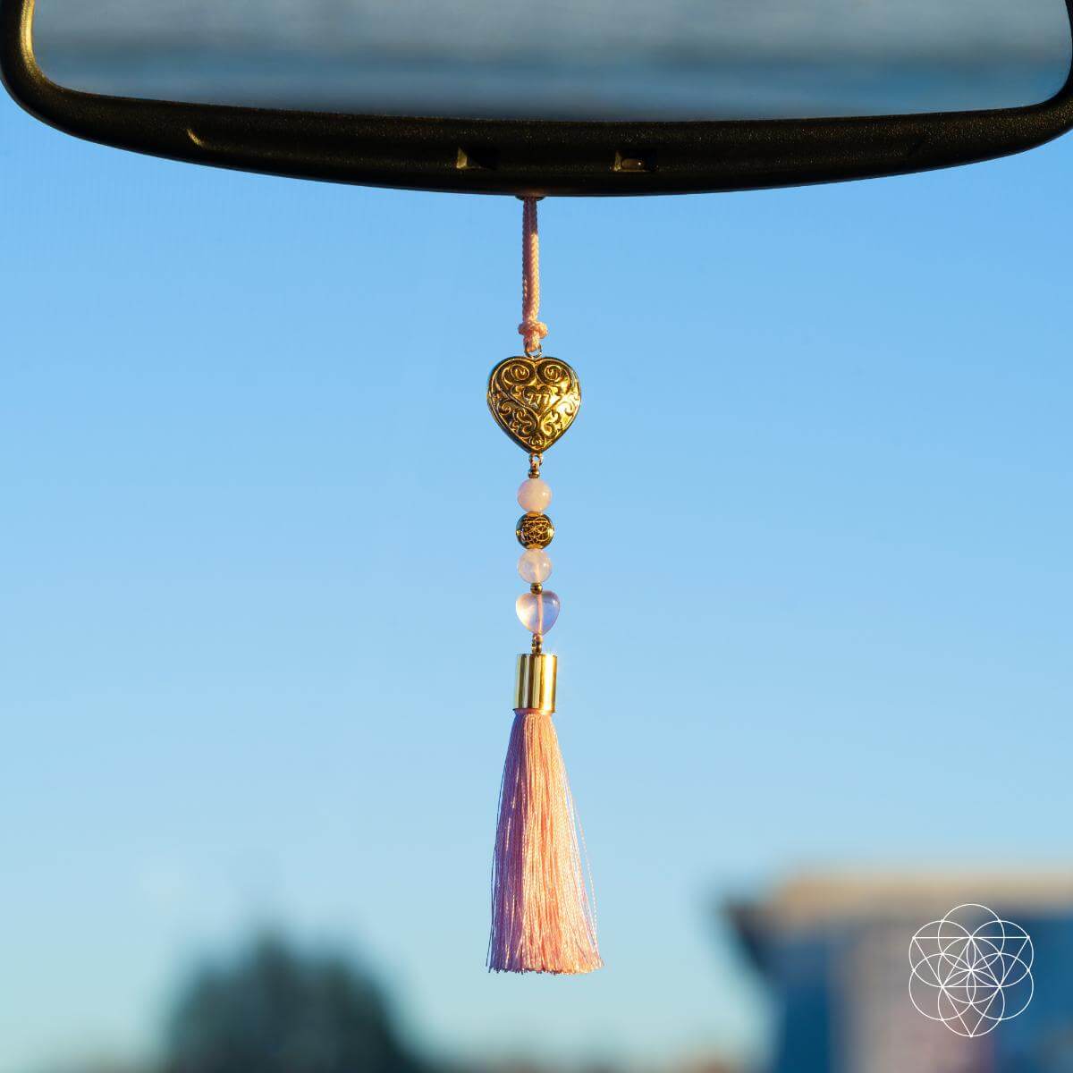 Car Guardian - ‘You Are Loved’ Heart Charm Tassel Conscious Items