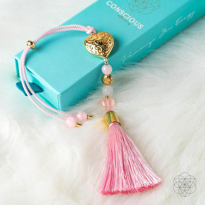 Car Guardian - ‘You Are Loved’ Heart Charm Tassel Conscious Items
