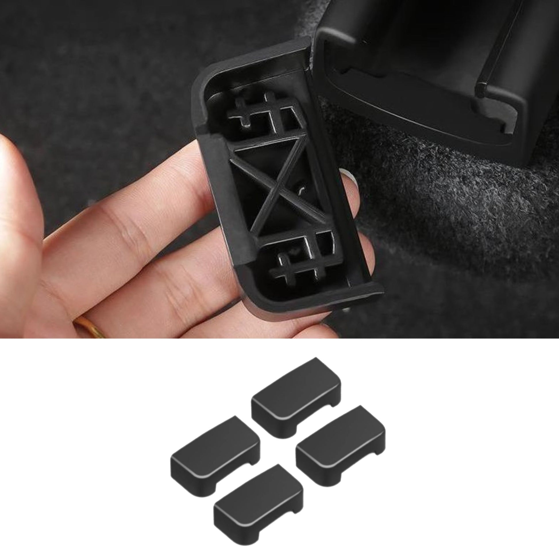 Car Slide Rails Anti-Kick Plug for Model Y & Model 3 Highland (4PCS) Tesery Official Store