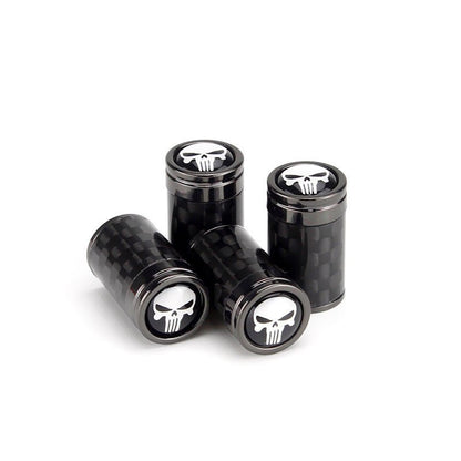 Carbon Fibre Car Wheel Tire Valve Stem Cap For Tesla Model3/Y/X/S（4pcs） Tesery Official Store
