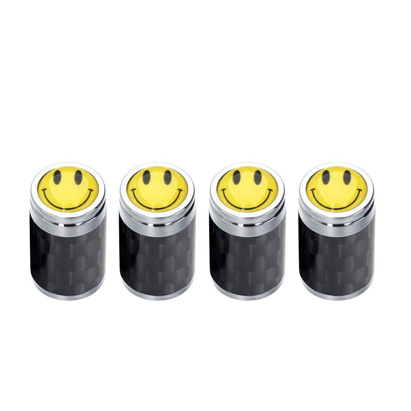 Carbon Fibre Car Wheel Tire Valve Stem Cap For Tesla Model3/Y/X/S（4pcs） Tesery Official Store