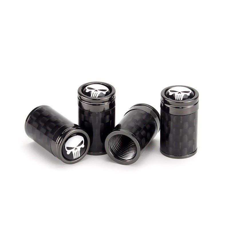 Carbon Fibre Car Wheel Tire Valve Stem Cap For Tesla Model3/Y/X/S（4pcs） Tesery Official Store