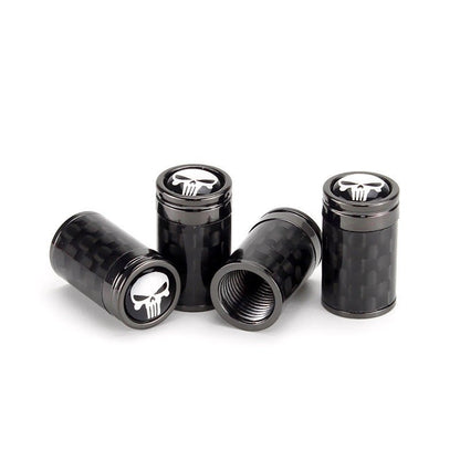 Carbon Fibre Car Wheel Tire Valve Stem Cap For Tesla Model3/Y/X/S（4pcs） Tesery Official Store