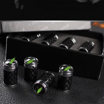 Carbon Fibre Car Wheel Tire Valve Stem Cap For Tesla Model3/Y/X/S（4pcs） Tesery Official Store